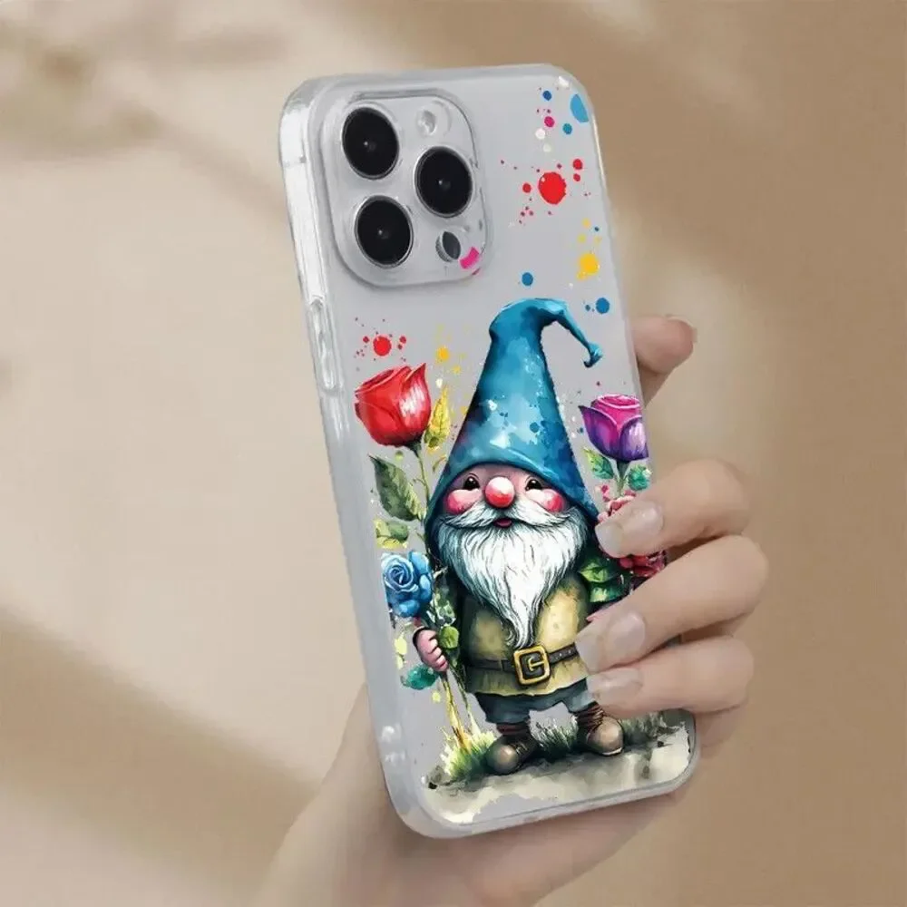 Creative Red Rose Blue Hat Villain Print Mobile Phone Case Iphone 14 promax